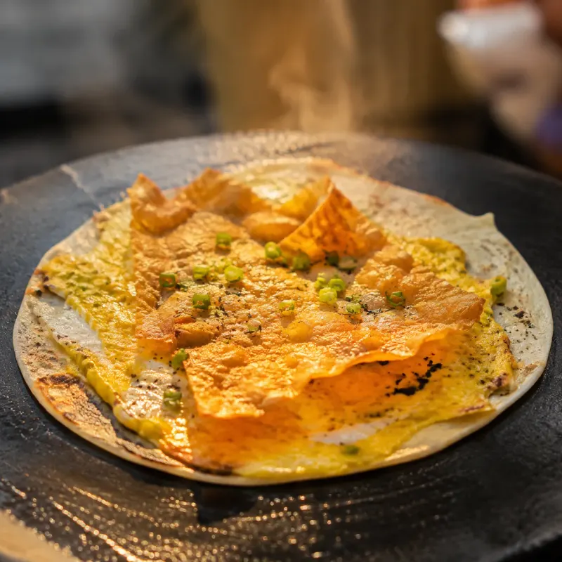 Chinese crepe, 煎饼